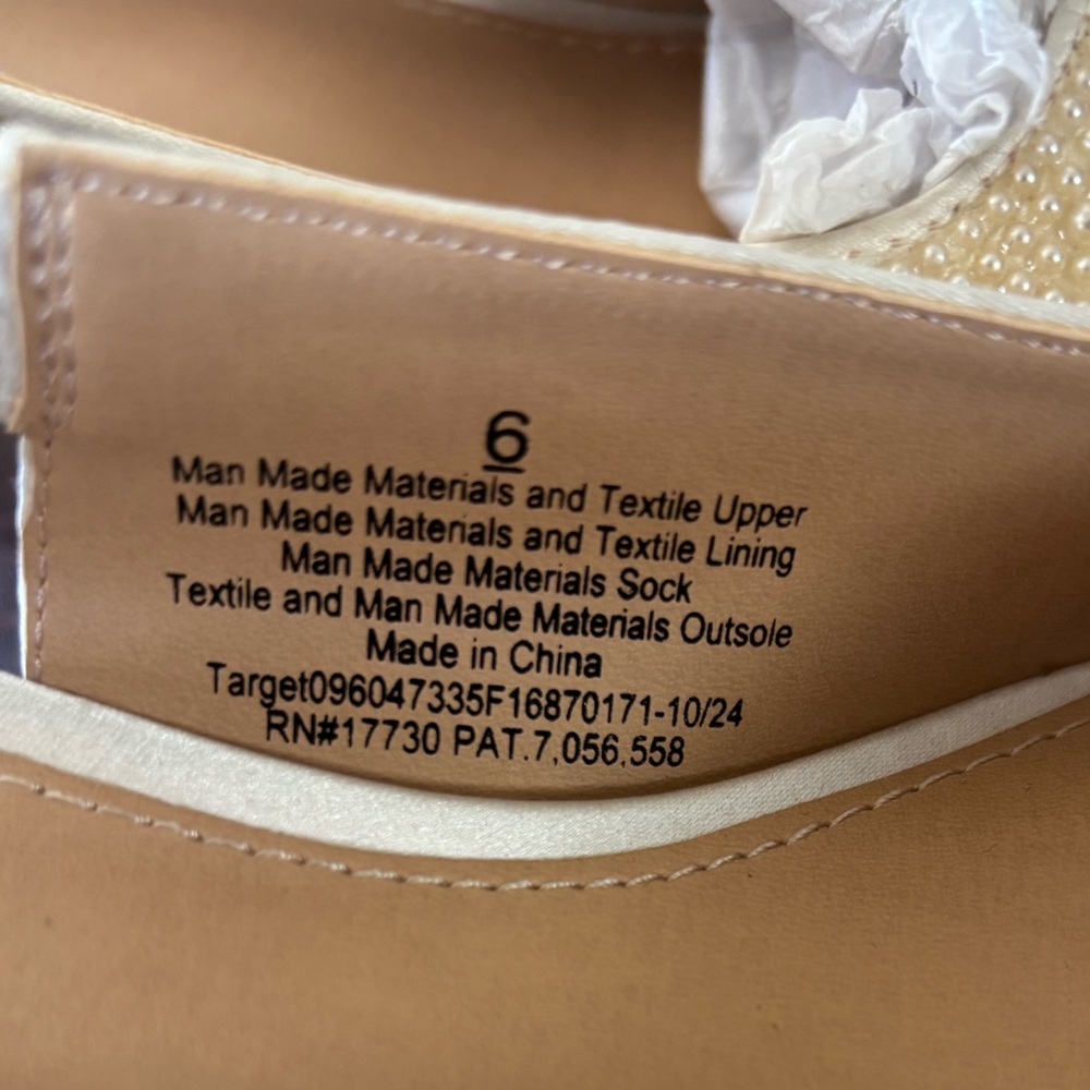 A New Day Ivory Pearl Slingback Heels - Picture 10 of 10